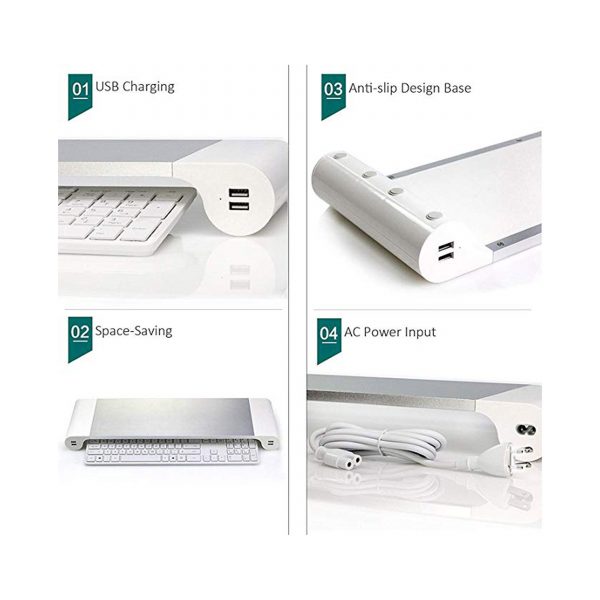 ⁦ستاند Aluminum Stand with 4 USB Port⁩ - الصورة ⁦5⁩