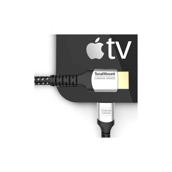 توتال ماونت كيبل HDMI مطلي بالذهب لتلفزيون ابل