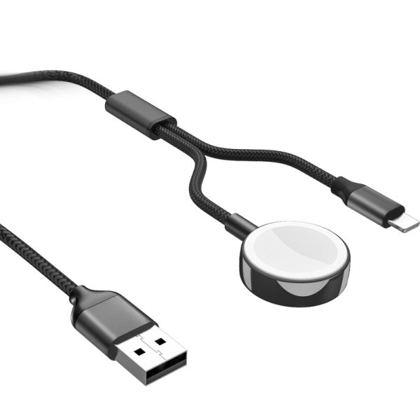 ⁦New 2-in-1 Magnetic Wireless Charger For Watch⁩ - الصورة ⁦3⁩